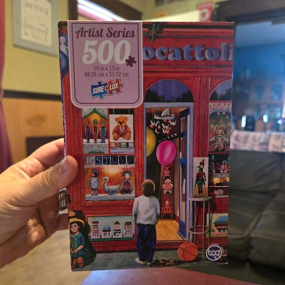 TCG Sure-Lox The Toy Shoppe Artist Series 500 Piece Puzzle